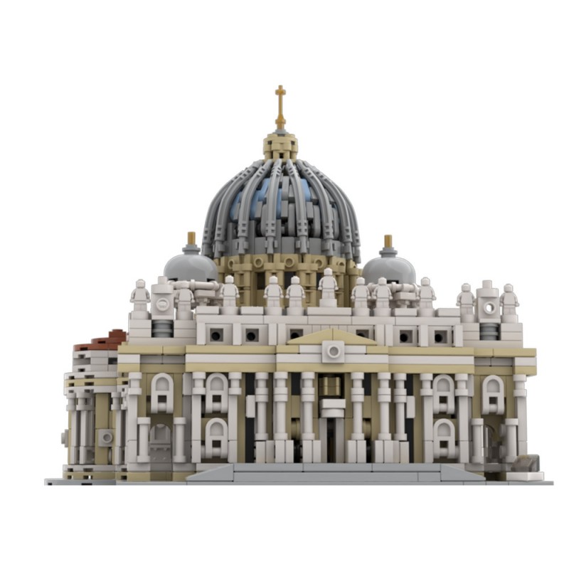 GOBRICKS MOC 205664 Saint Peter's Basilica 1:800 - YWOBB