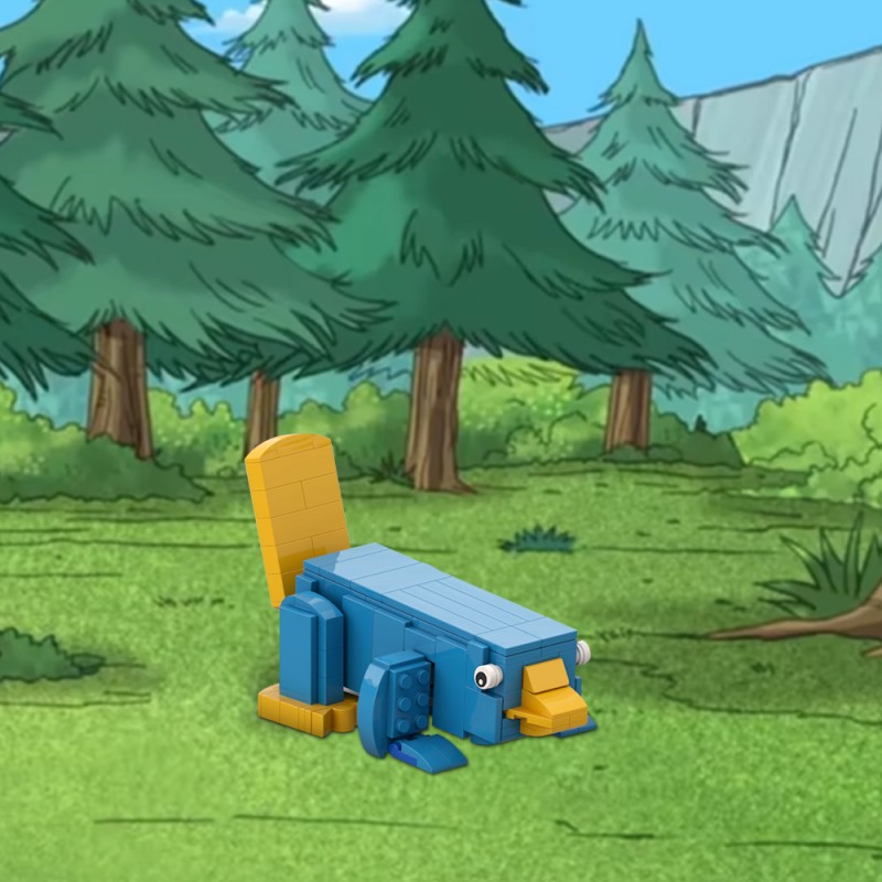 GOBRICKS MOC 208394 Perry the Platypus - YWOBB