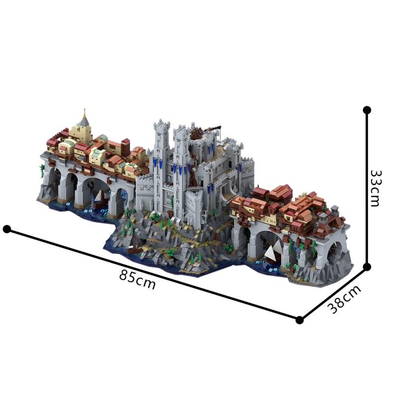 GOBRICKS MOC 167279  Wyrm's Crossing Baldurs Gate 3 - YWOBB
