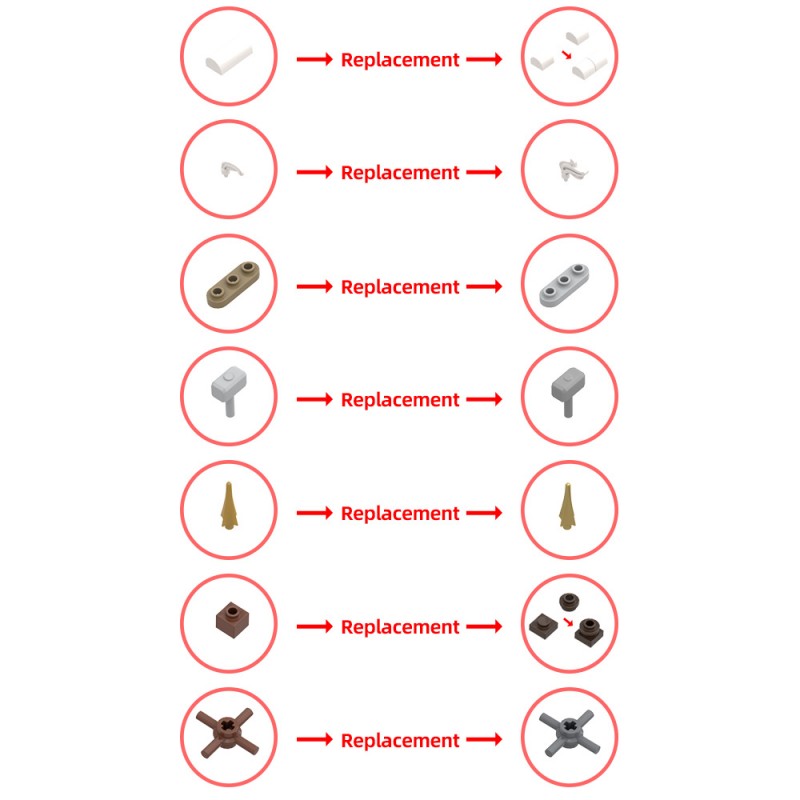 GOBRICKS MOC 214984 Medieval Construction Site - YWOBB