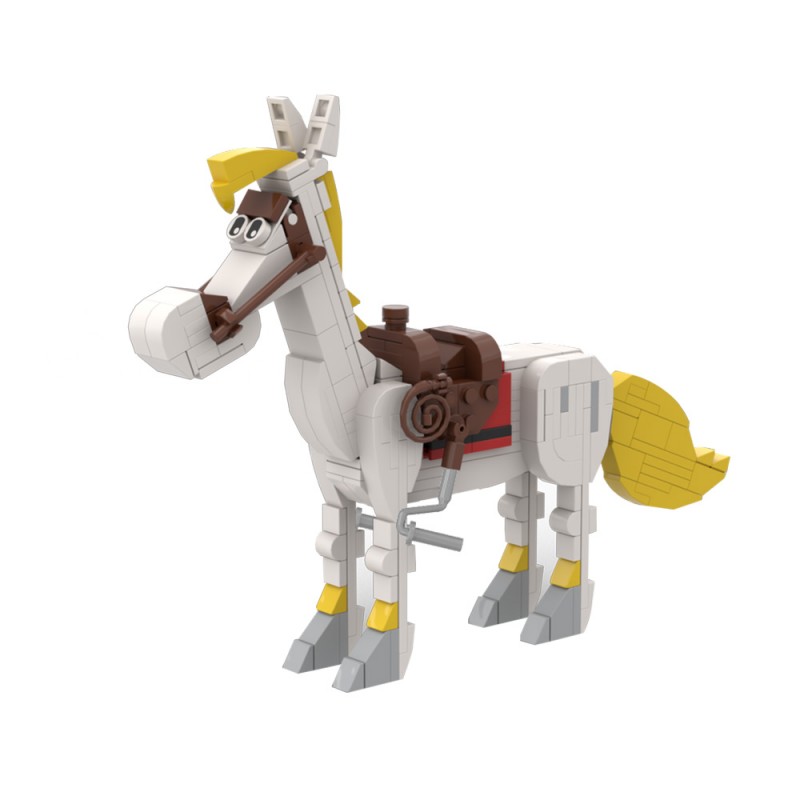 GOBRICKS MOC 204700 Lucky Luke - Jolly Jumper - YWOBB