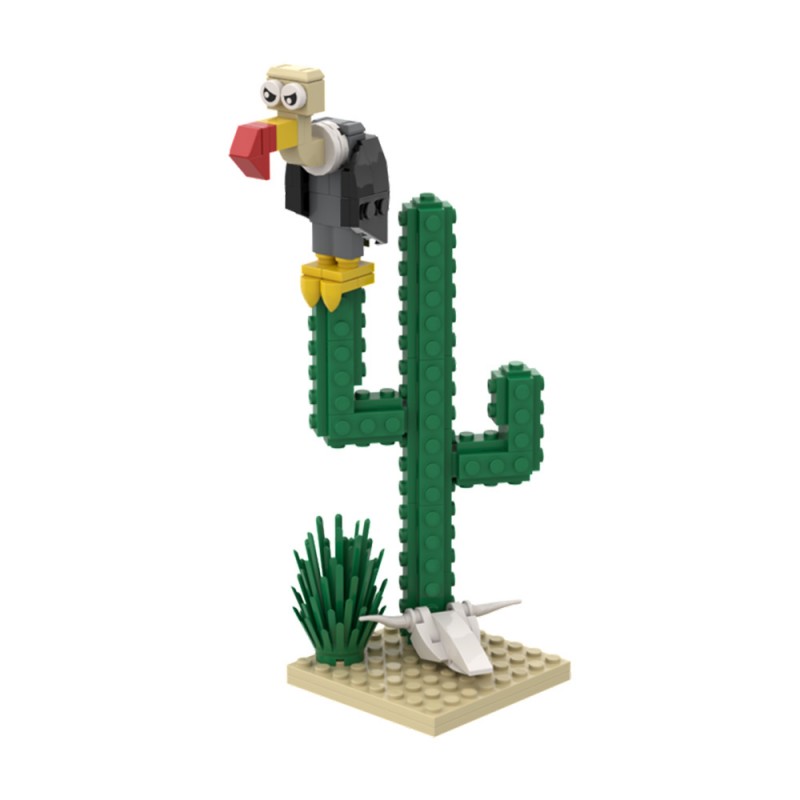 GOBRICKS MOC 204704 Lucky Luke - Cactus - YWOBB