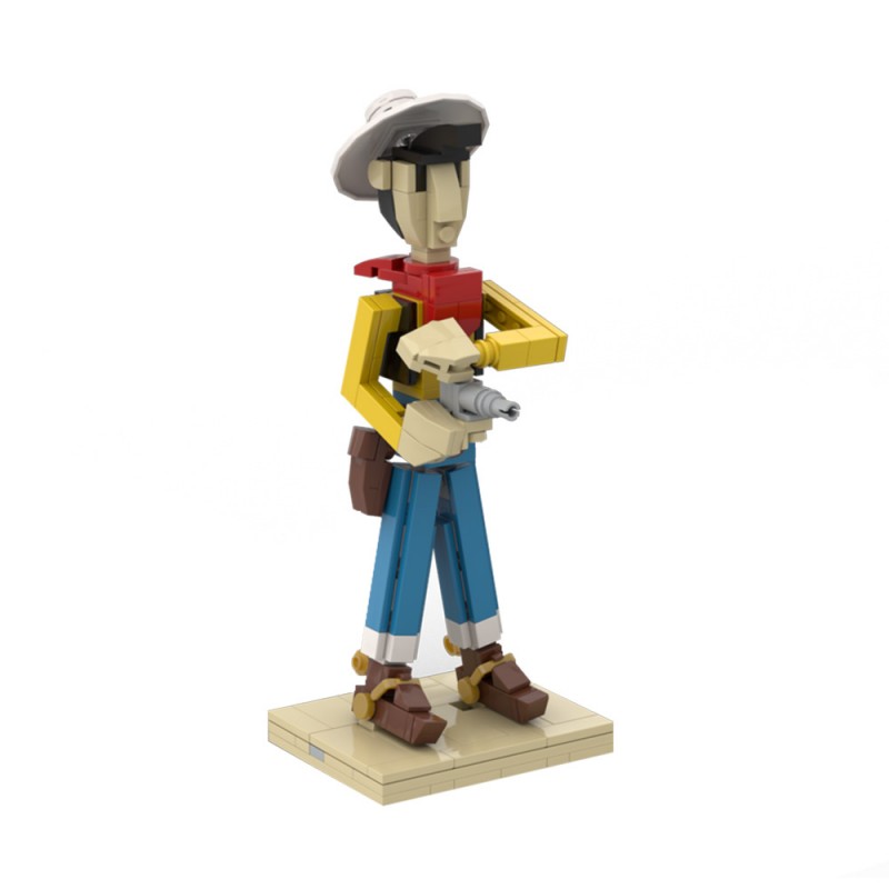 GOBRICKS MOC 204699 Lucky Luke - YWOBB