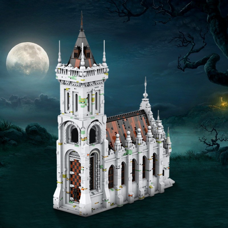 GOBRICKS MOC 207213 Gothic Church - YWOBB