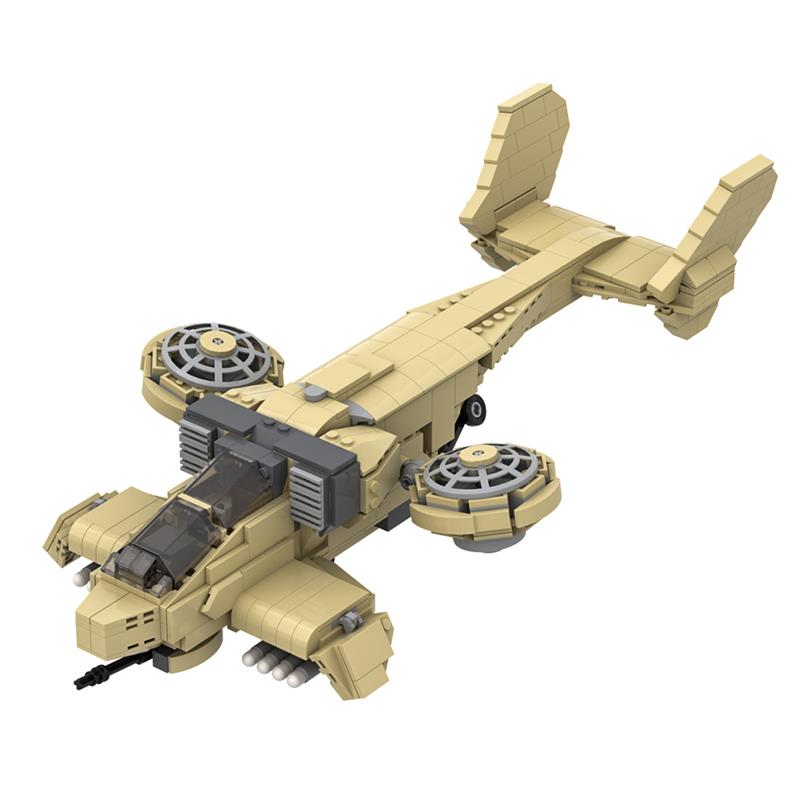 GOBRICKS MOC A1971 GDI Orca Fighter - YWOBB