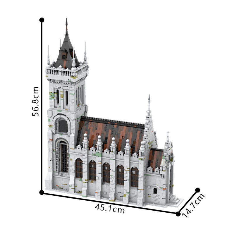 GOBRICKS MOC 207213 Gothic Church - YWOBB