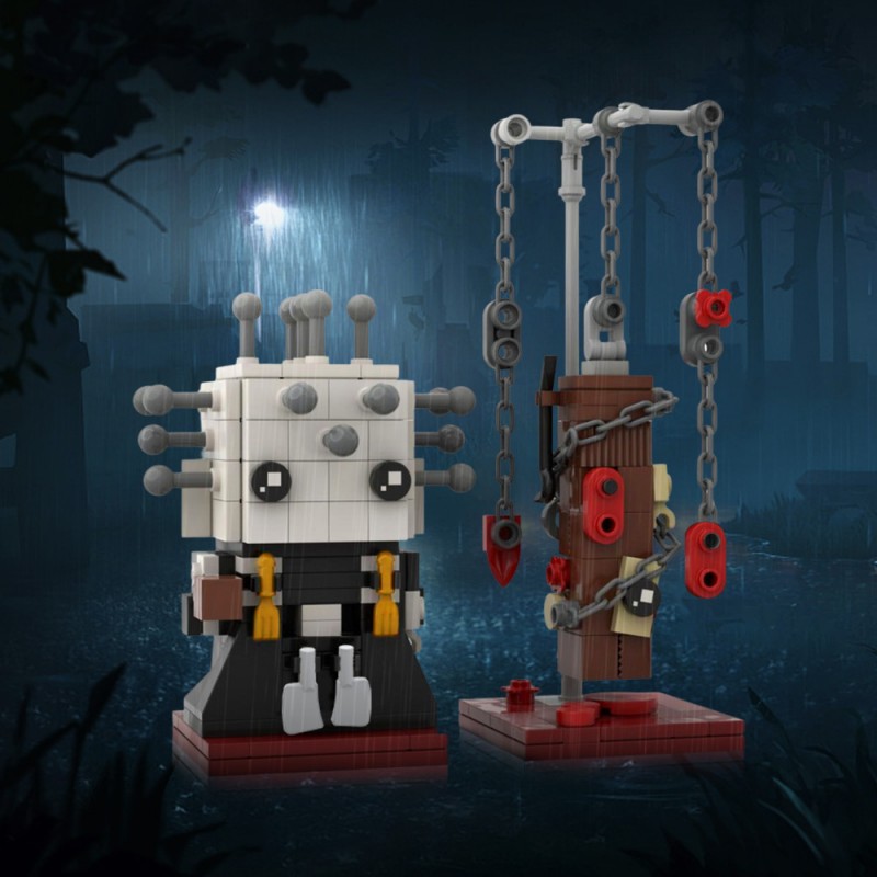GOBRICKS MOC 44639 Hellraiser Pinhead Brickheadz 2 for 1 - YWOBB