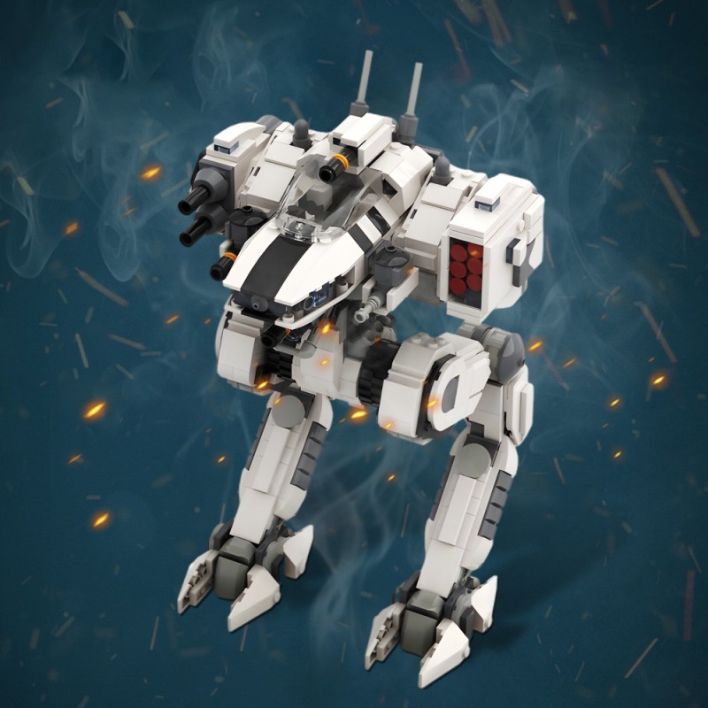 GOBRICKS MOC 213341 Battlemech Osiris - YWOBB