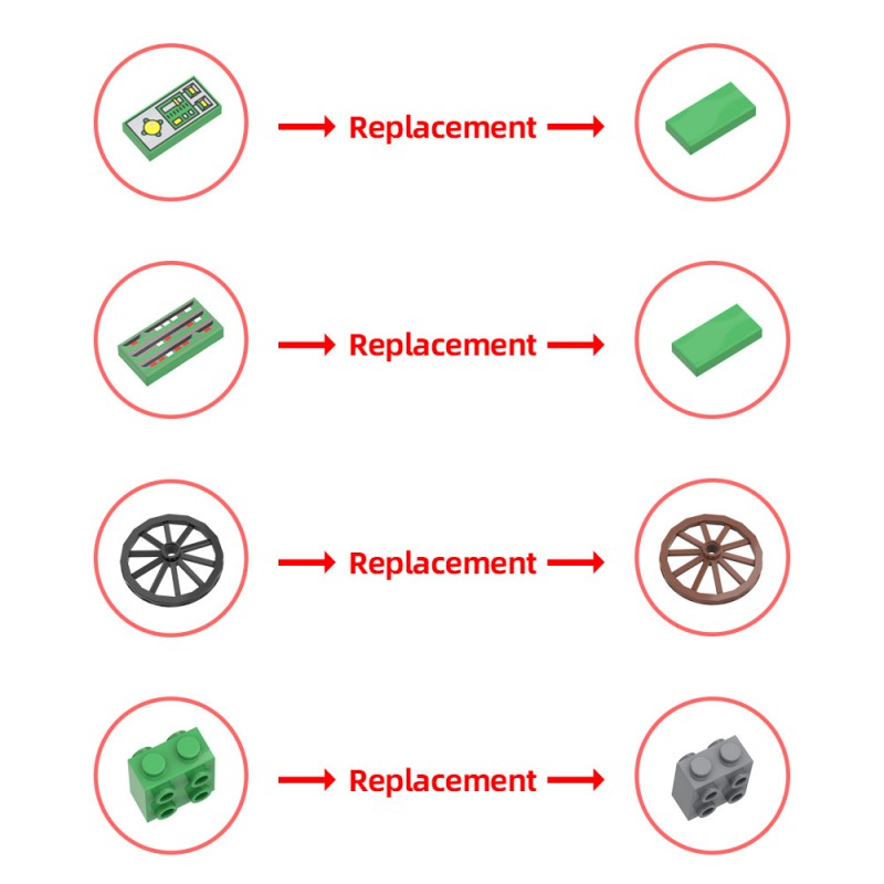 GOBRICKS MOC 208482 RAH-66 COMANCHE 1:35 Scale - YWOBB