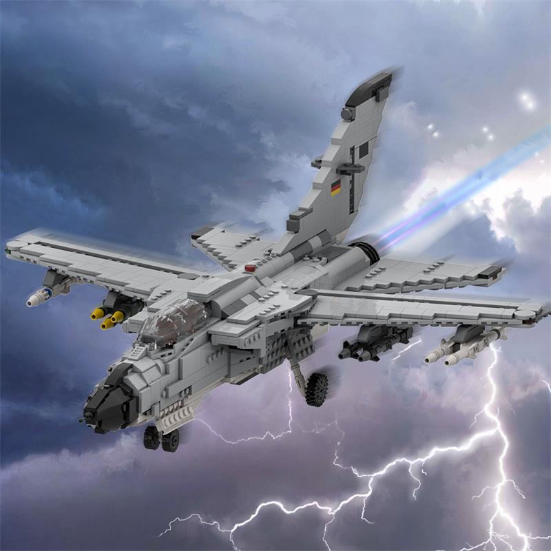 GOBRICKS MOC A1948 Panavia TORNADO 1:32 Minifigure Scale - YWOBB