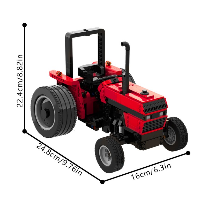 GOBRICKS MOC 202334 Case IH 85 Series Tractors - YWOBB