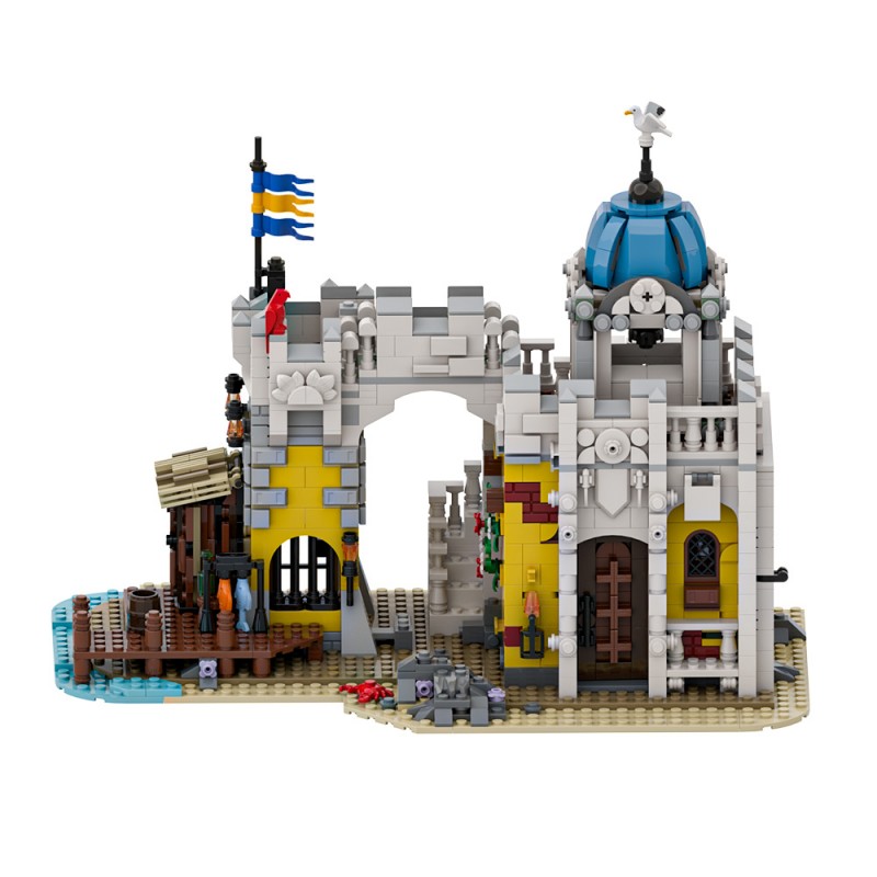 GOBRICKS MOC A1938 Broadside's Brig Redux - YWOBB
