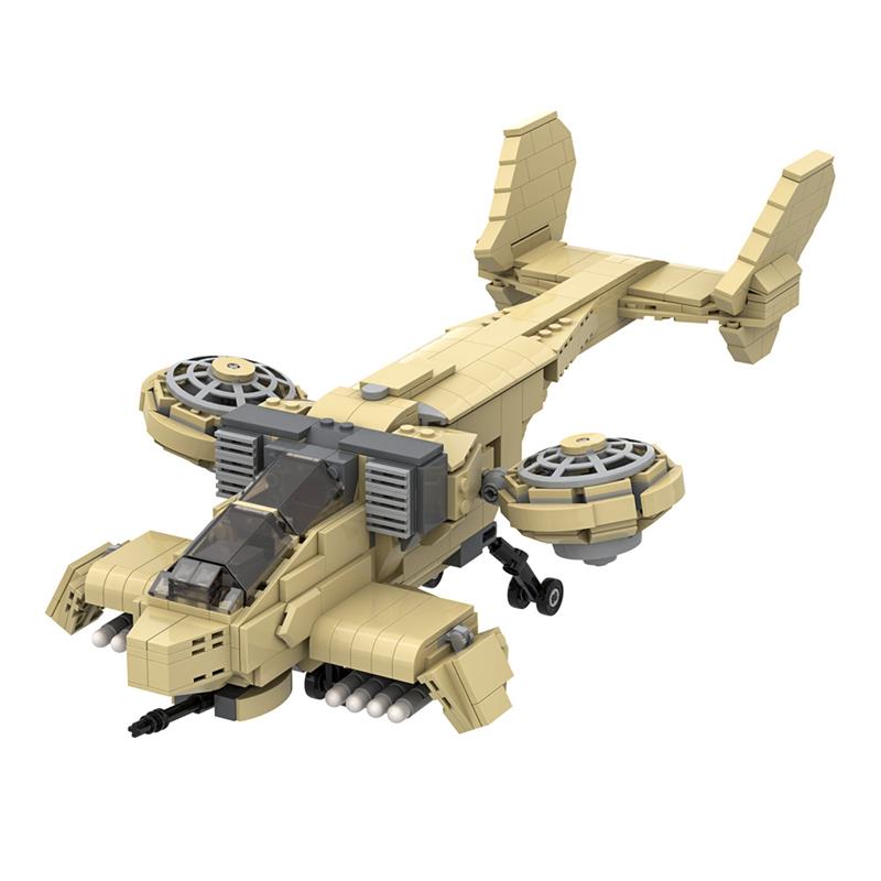 GOBRICKS MOC A1971 GDI Orca Fighter - YWOBB
