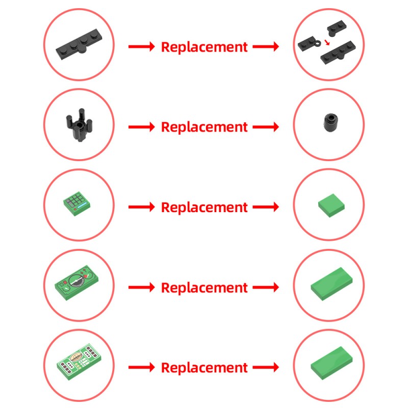 GOBRICKS MOC 208482 RAH-66 COMANCHE 1:35 Scale - YWOBB
