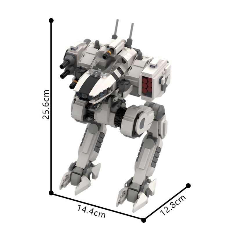 GOBRICKS MOC 213341 Battlemech Osiris - YWOBB