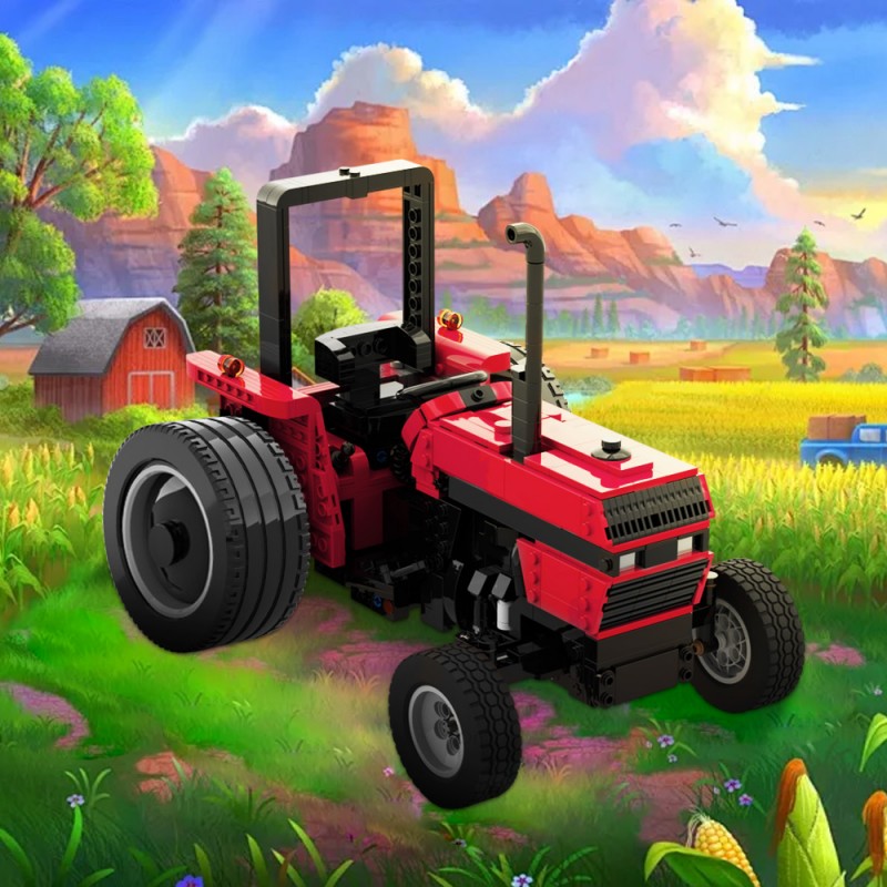 GOBRICKS MOC 202334 Case IH 85 Series Tractors - YWOBB