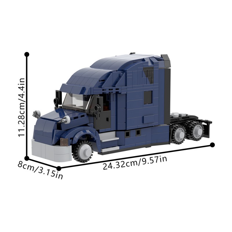 GOBRICKS MOC 203076 Freightliner Cascadia - YWOBB