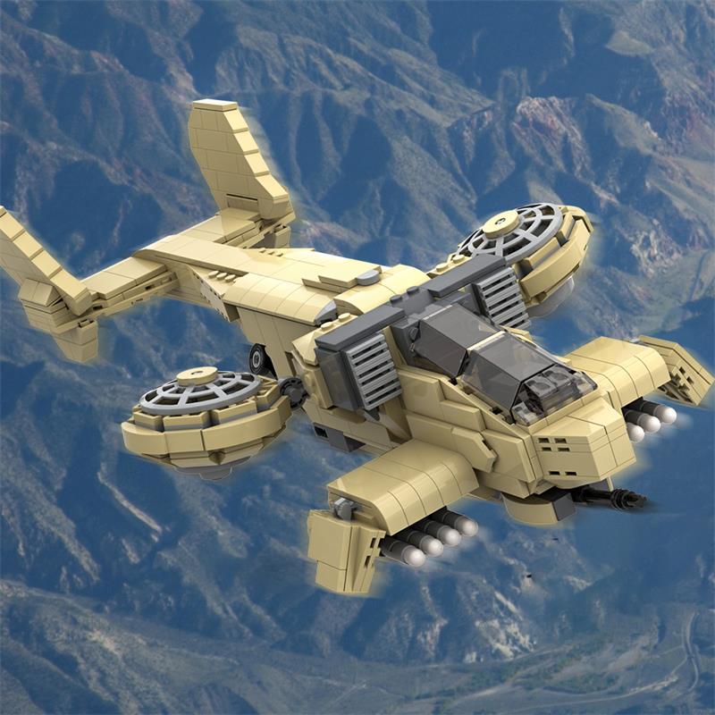 GOBRICKS MOC A1971 GDI Orca Fighter - YWOBB