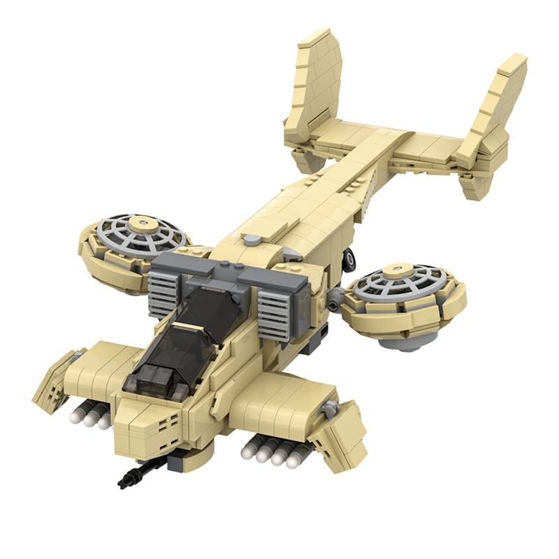 GOBRICKS MOC A1971 GDI Orca Fighter - YWOBB