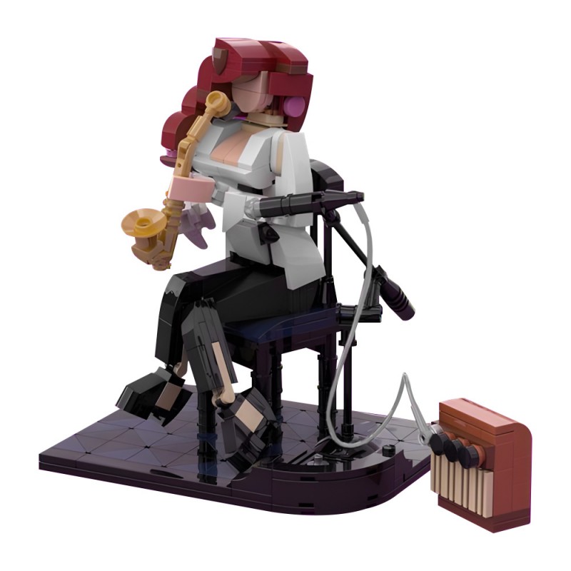 GOBRICKS MOC 148669 Jazz Saxophonist - YWOBB