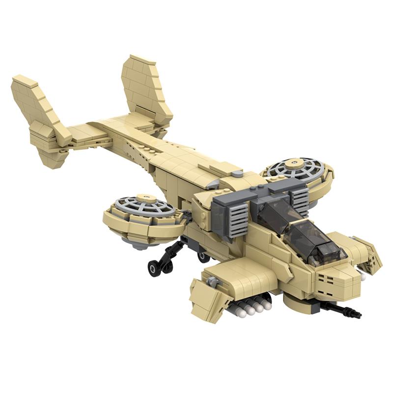 GOBRICKS MOC A1971 GDI Orca Fighter - YWOBB