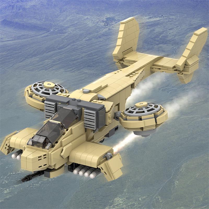 GOBRICKS MOC A1971 GDI Orca Fighter - YWOBB