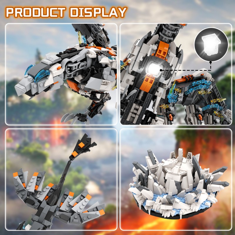 GOBRICKS MOC A1820 Horizon Stormbirds West Despair and Zero Dawn - YWOBB