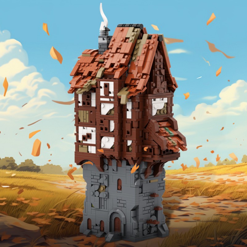 GOBRICKS MOC A1935 Nameless Village - YWOBB