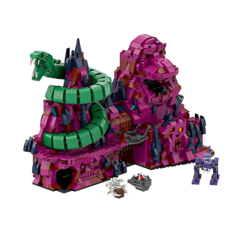 GOBRICKS MOC A1904 Snake Mountain - Masters of the Universe - YWOBB