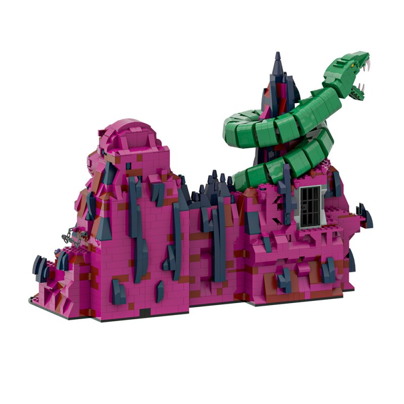 GOBRICKS MOC A1904 Snake Mountain - Masters of the Universe - YWOBB