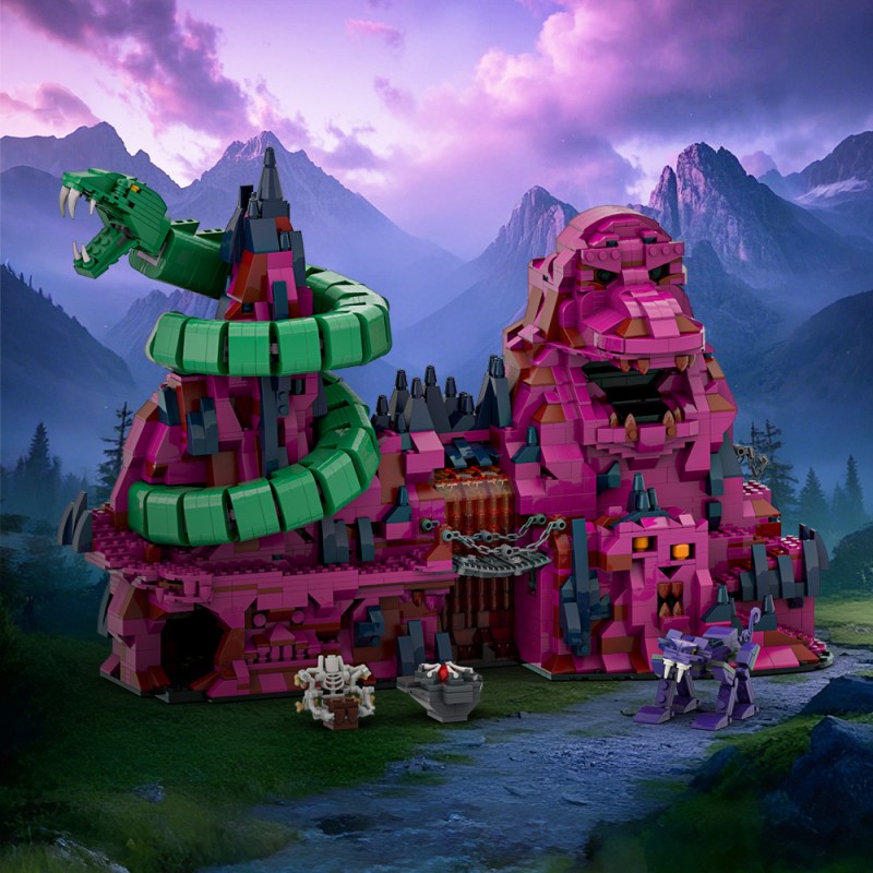 GOBRICKS MOC A1904 Snake Mountain - Masters of the Universe - YWOBB