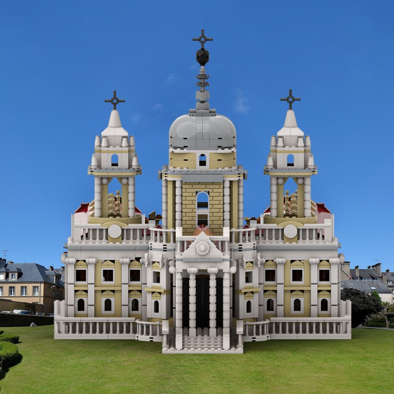 GOBRICKS MOC A1876 Basilica di Superga - YWOBB