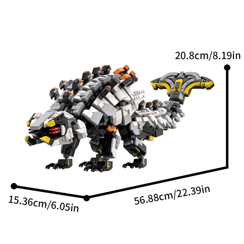 GOBRICKS MOC A1854 Horizon rollerback - YWOBB