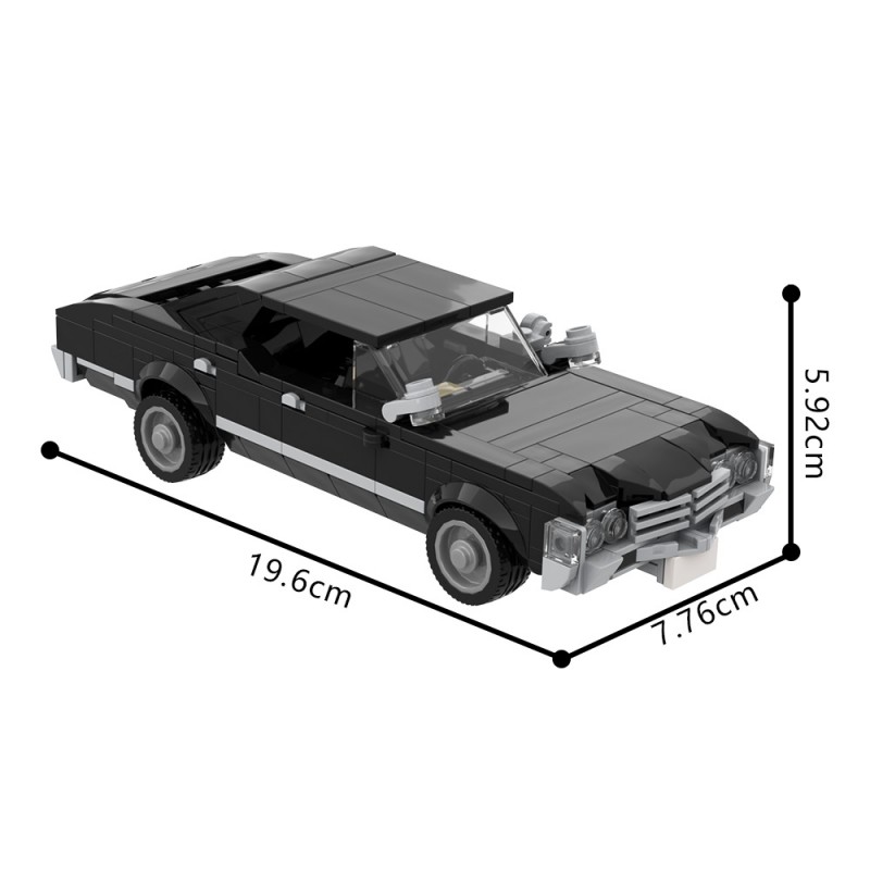 GOBRICKS MOC 59771 Supernatural 1967 Chevrolet Impala from Supernatural - YWOBB