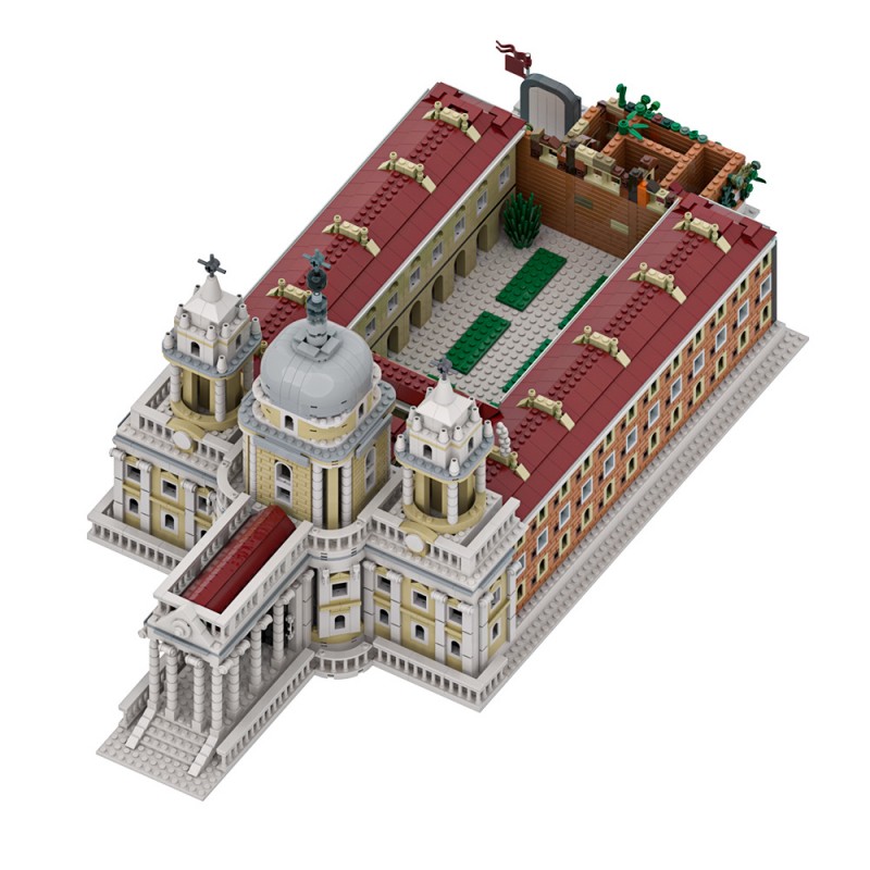 GOBRICKS MOC A1876 Basilica di Superga - YWOBB