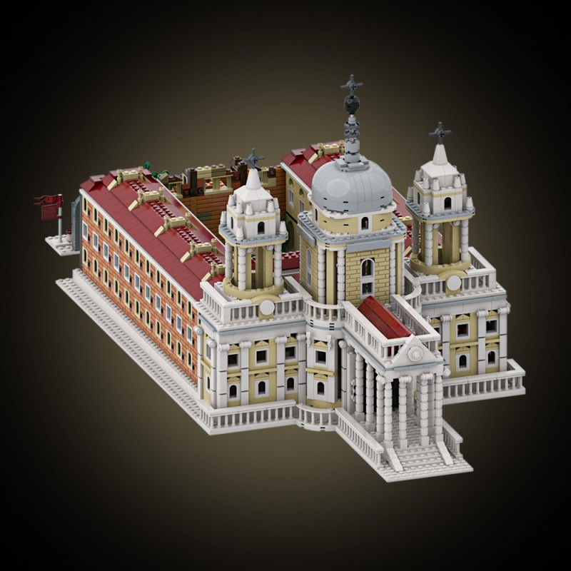 GOBRICKS MOC A1876 Basilica di Superga - YWOBB
