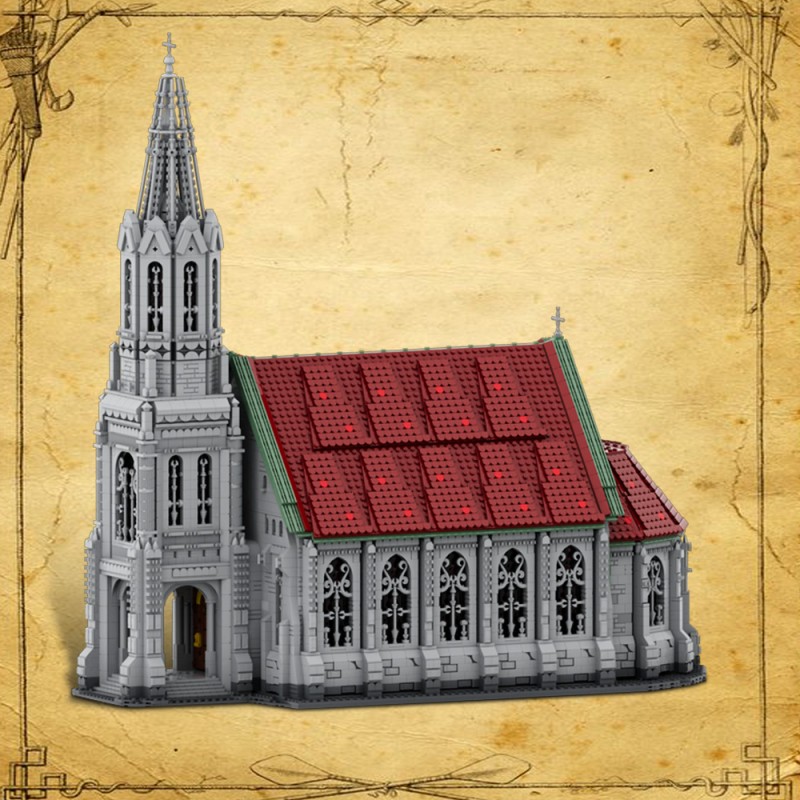 GOBRICKS MOC 191002 Church - YWOBB