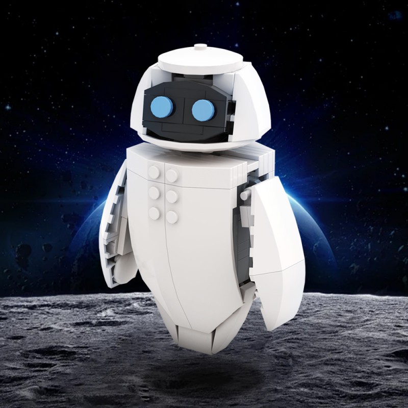 GOBRICKS MOC A1949 WALL-E DanSto's Mid-Size Eve - YWOBB