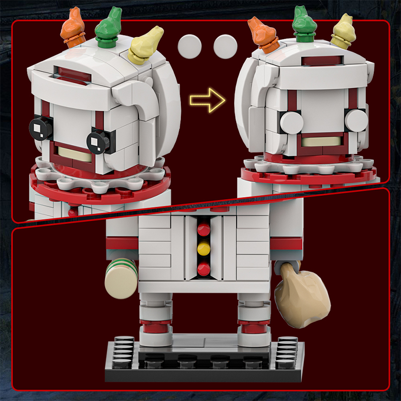 GOBRICKS MOC A1892 American Horror Story - Twisty - YWOBB