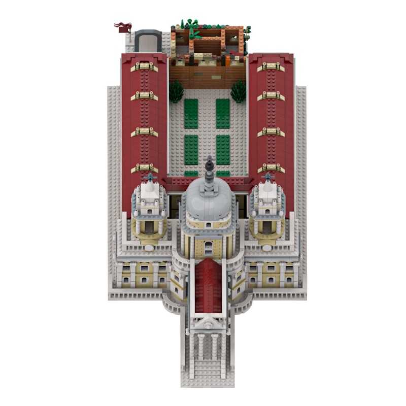 GOBRICKS MOC A1876 Basilica di Superga - YWOBB