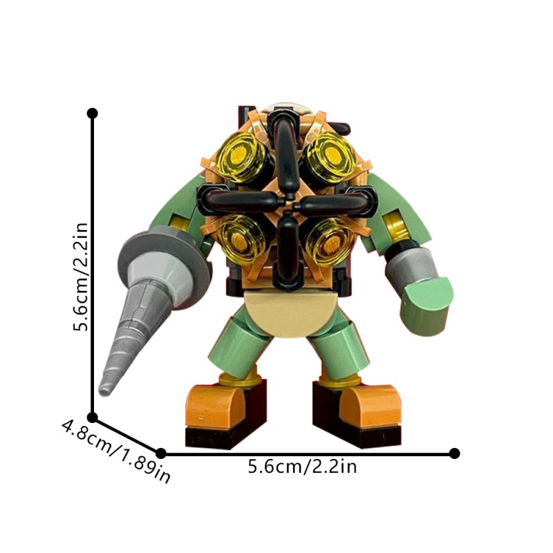 GOBRICKS MOC 208296 BioShock Big Daddy - YWOBB