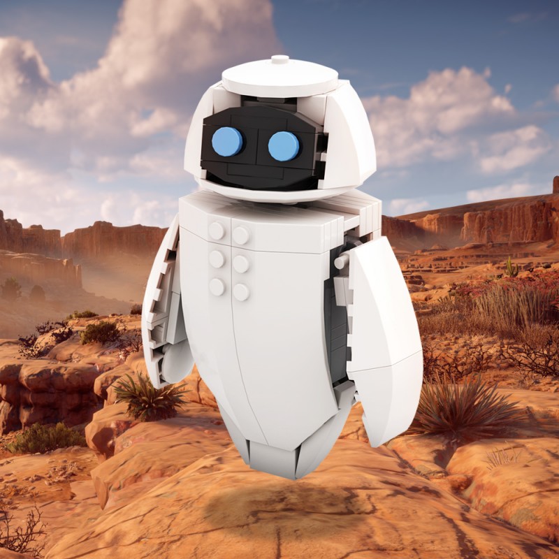 GOBRICKS MOC A1949 WALL-E DanSto's Mid-Size Eve - YWOBB
