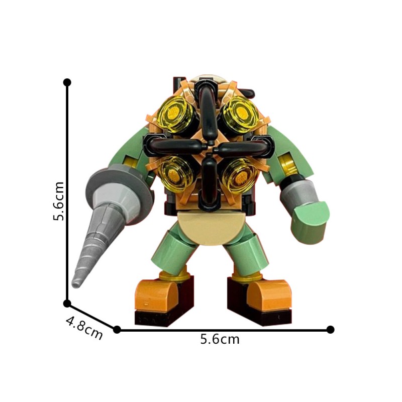 GOBRICKS MOC 208296 BioShock Big Daddy - YWOBB