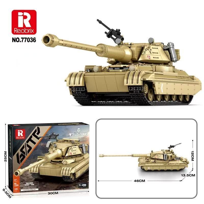 Reobrix 77036 1:28 60tp Main Battle Tank - YWOBB