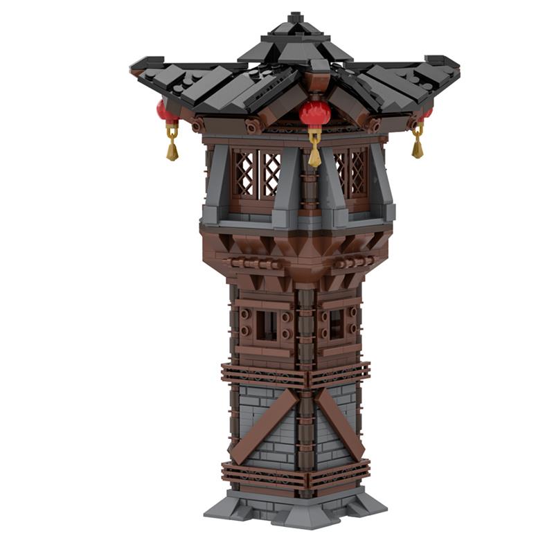 GOBRICKS MOC A1945 Asian Watchtower - YWOBB