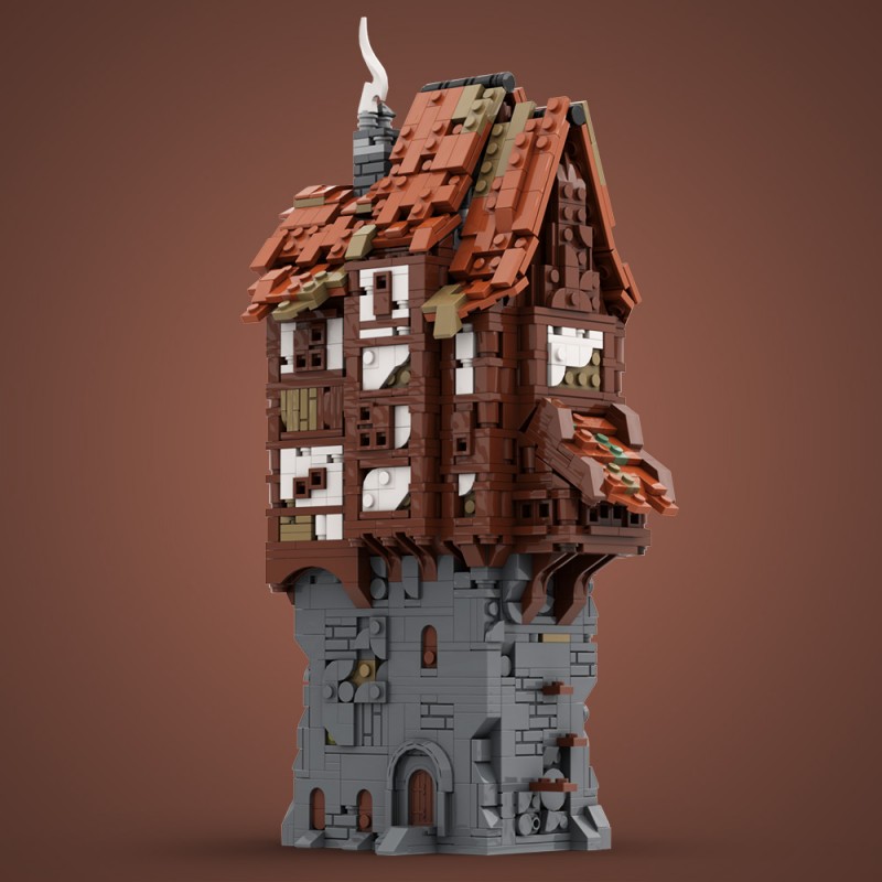 GOBRICKS MOC A1935 Nameless Village - YWOBB
