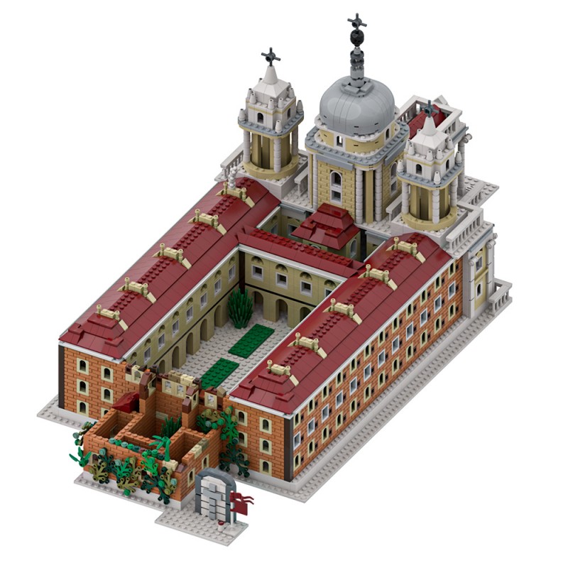 GOBRICKS MOC A1876 Basilica di Superga - YWOBB