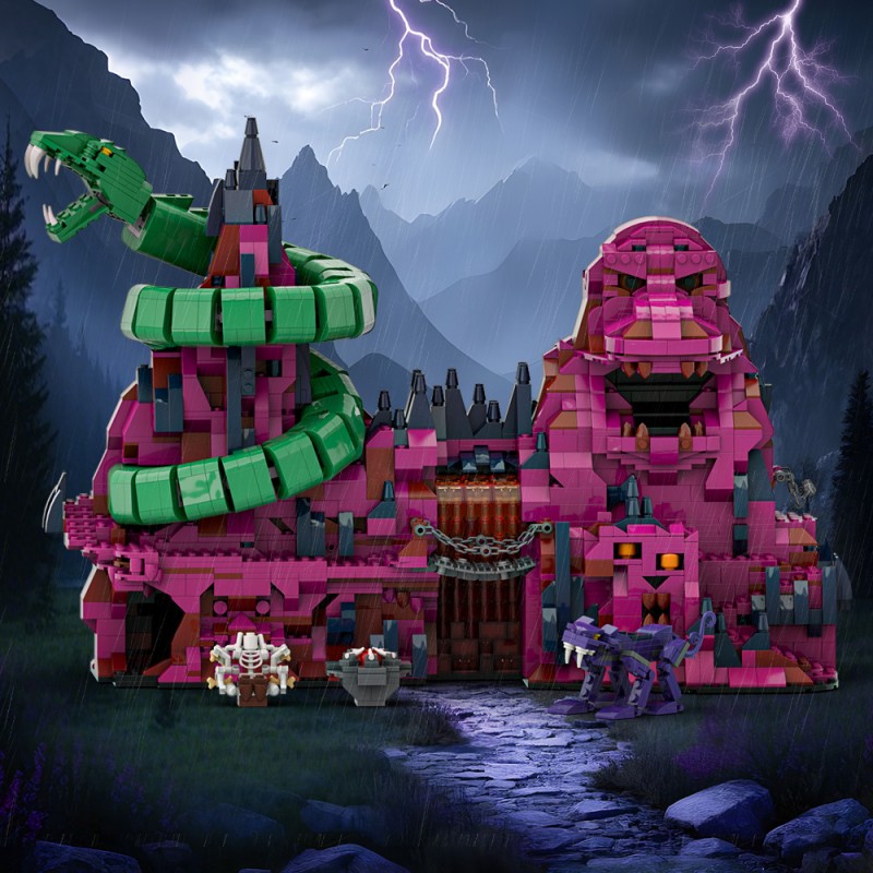 GOBRICKS MOC A1904 Snake Mountain - Masters of the Universe - YWOBB