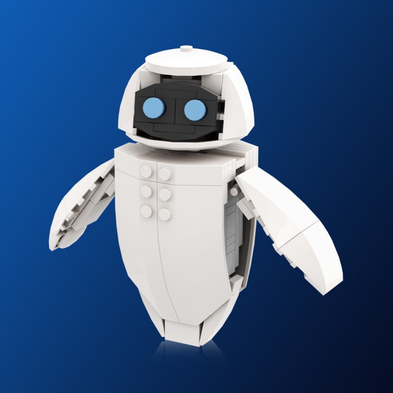 GOBRICKS MOC A1949 WALL-E DanSto's Mid-Size Eve - YWOBB