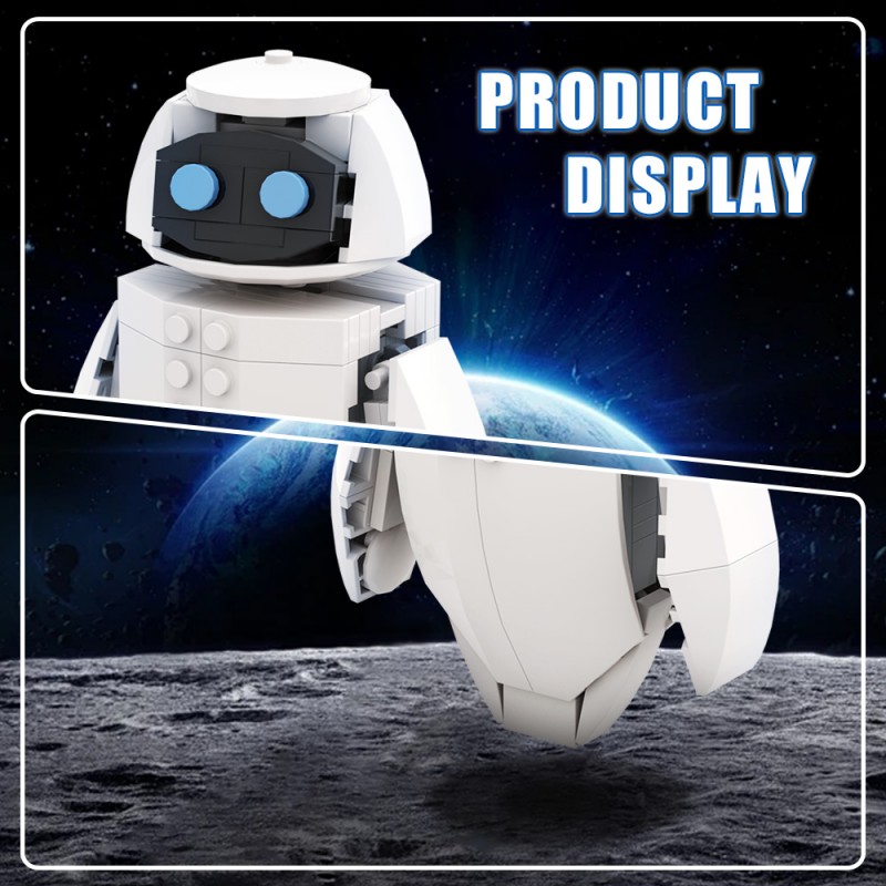 GOBRICKS MOC A1949 WALL-E DanSto's Mid-Size Eve - YWOBB